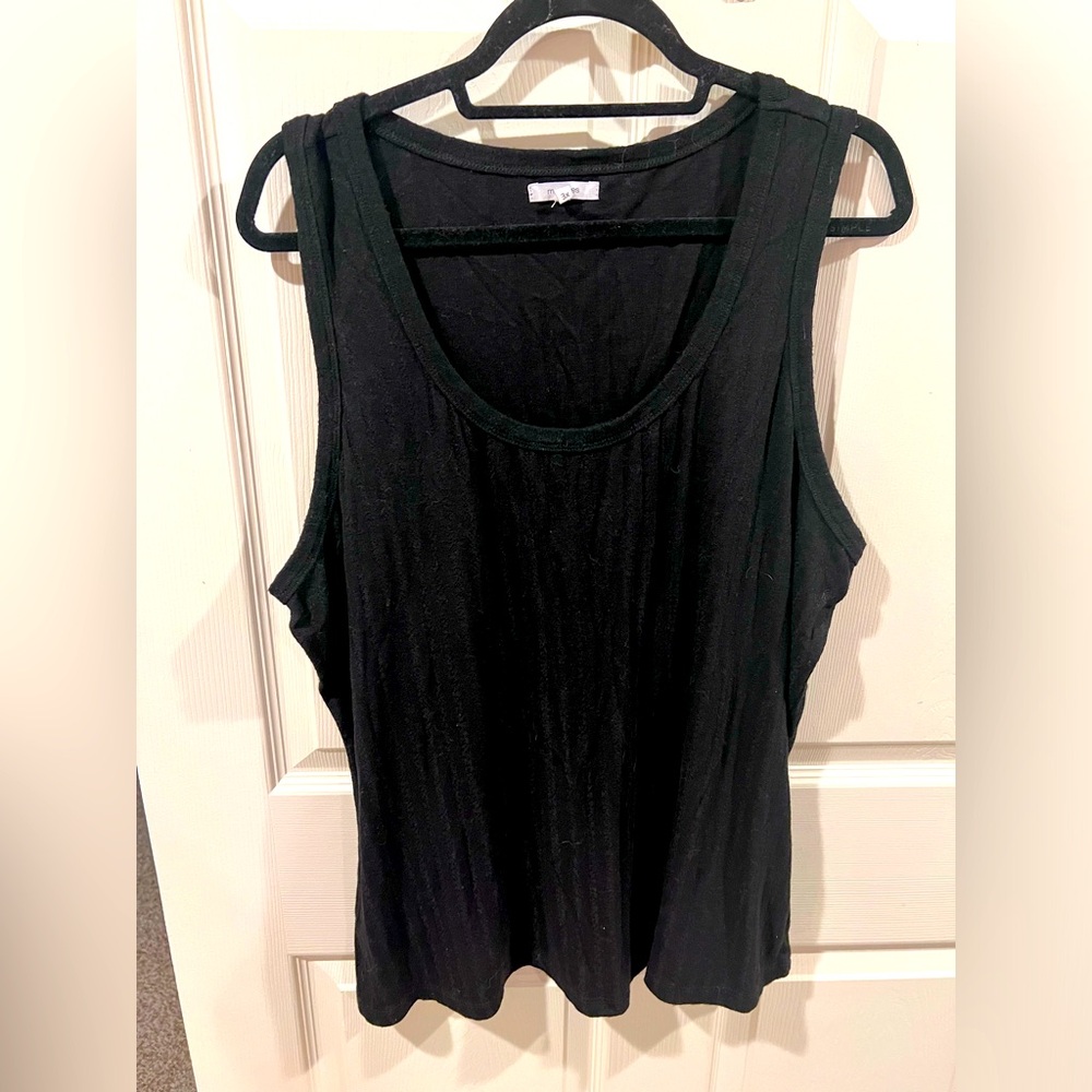 Maurices Cozy Black Ribbed Tank